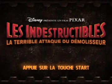 Disney-Pixar The Incredibles - Rise of the Underminer screen shot title